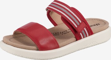 Westland Mules 'Albi' in Red: front