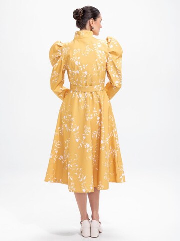 RainSisters Übergangsmantel 'Baloon-Style Sleeves' in Gelb