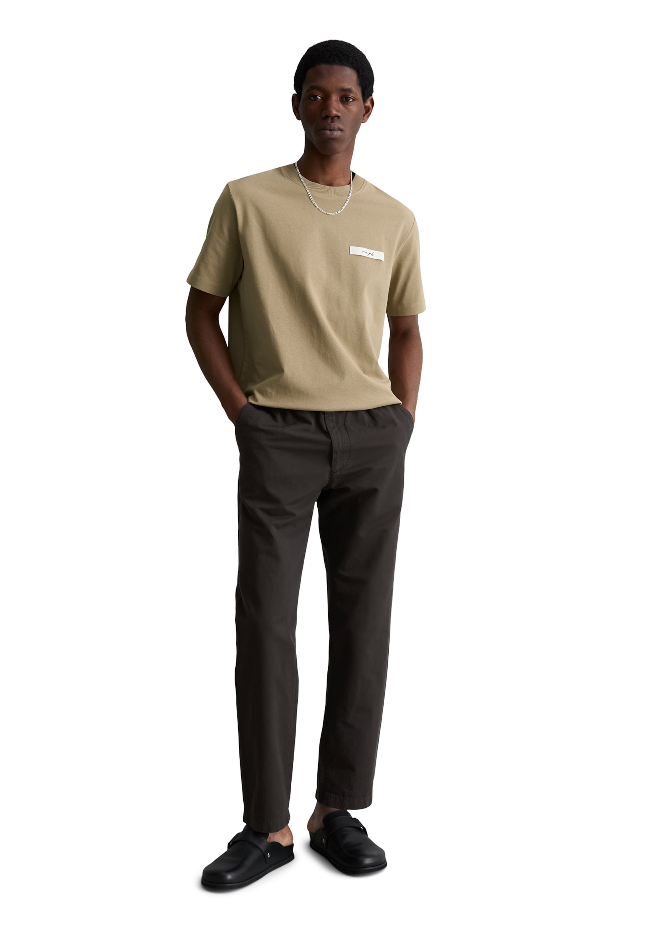 T-Shirt 'Dfc' Marc O'Polo DENIM en marron