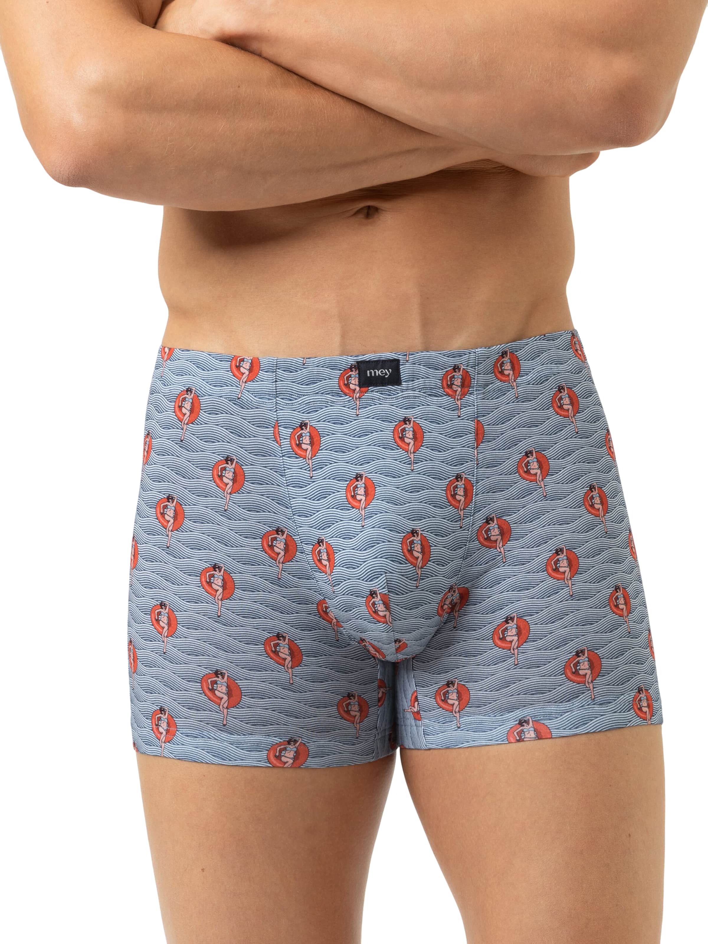 Mey Boxershorts in Blauw: voorkant