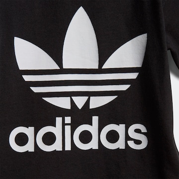 ADIDAS ORIGINALS Shirt 'Trefoil' in Zwart