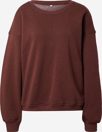 florence by mills exclusive for ABOUT YOU - Sweatshirt 'Oak' em castanho: frente