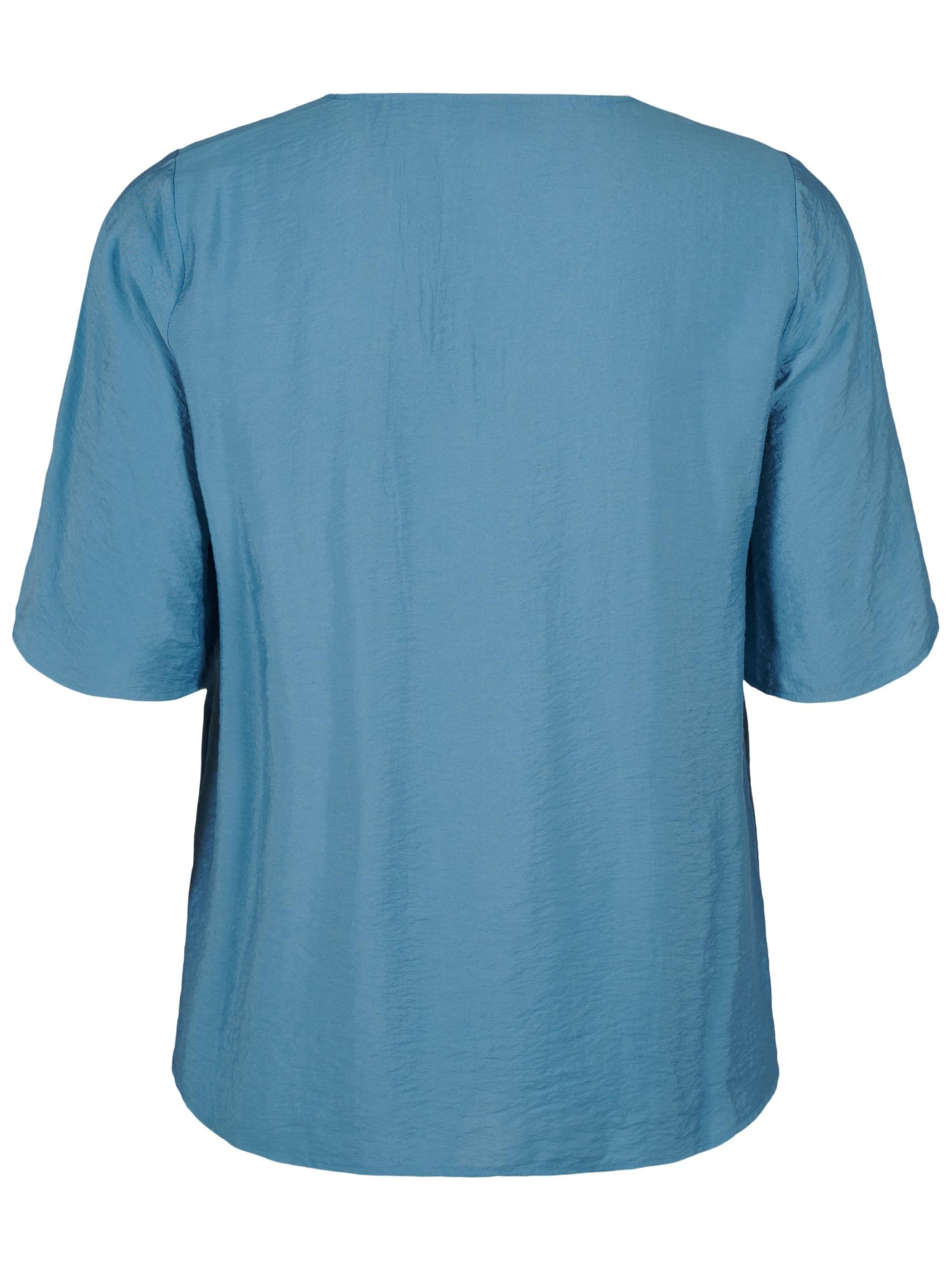 Zizzi Pluus 'CAILVY', värv sinine