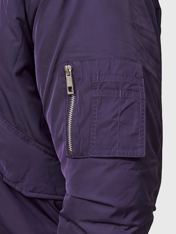 THE ODDS Winterjas 'Bomber Jacket/ LMTD edition' in Lila