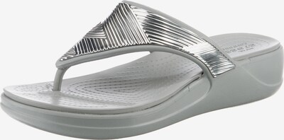 Crocs Iešļūcenes ar pirkstu atdalītāju Sudrabs, Preces skats