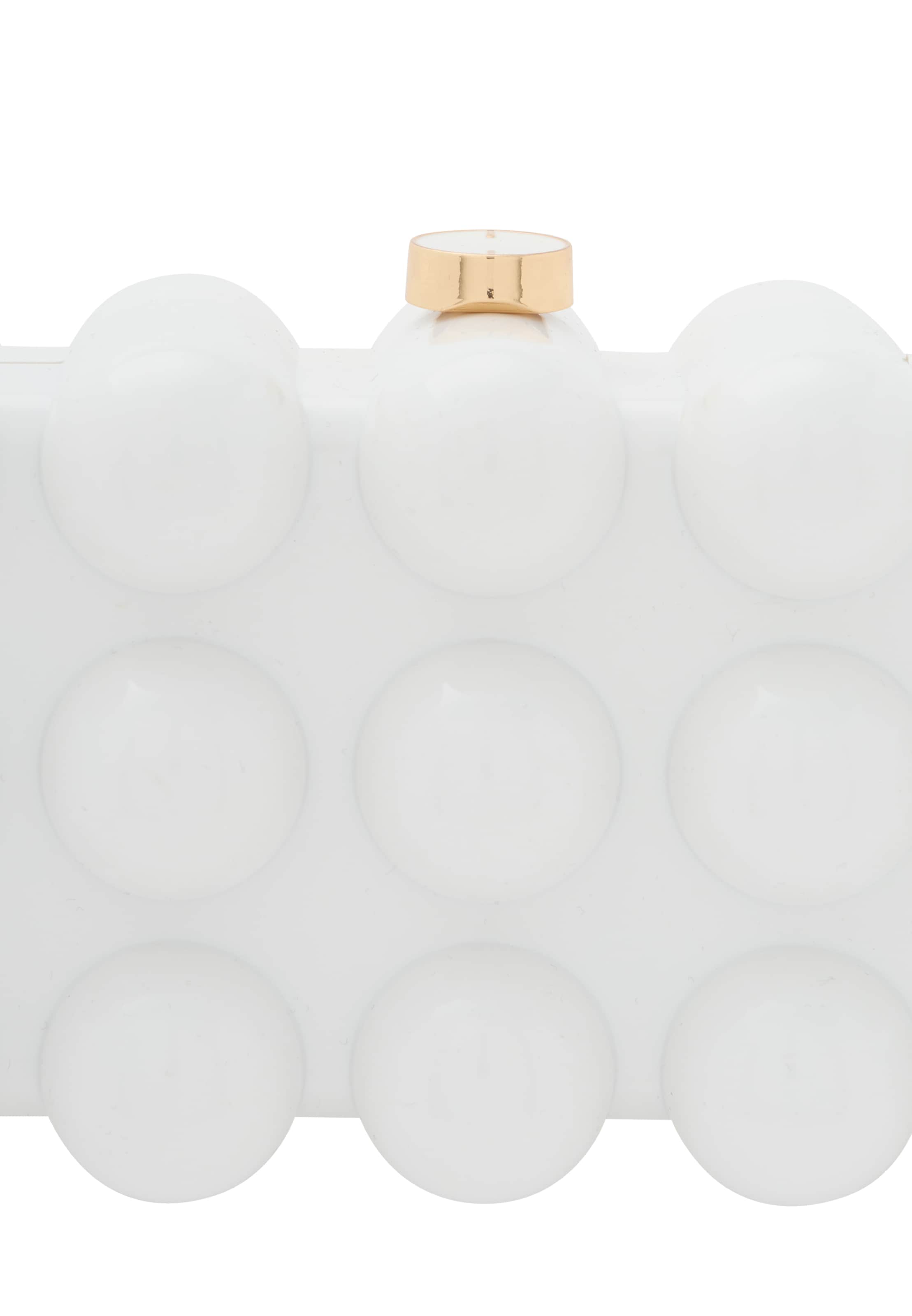 KRZY Clutch in White