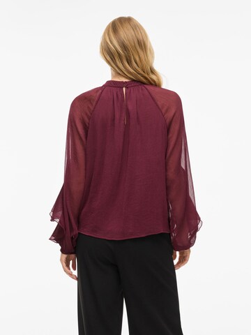VILA Shirt 'BINNA' in Rood