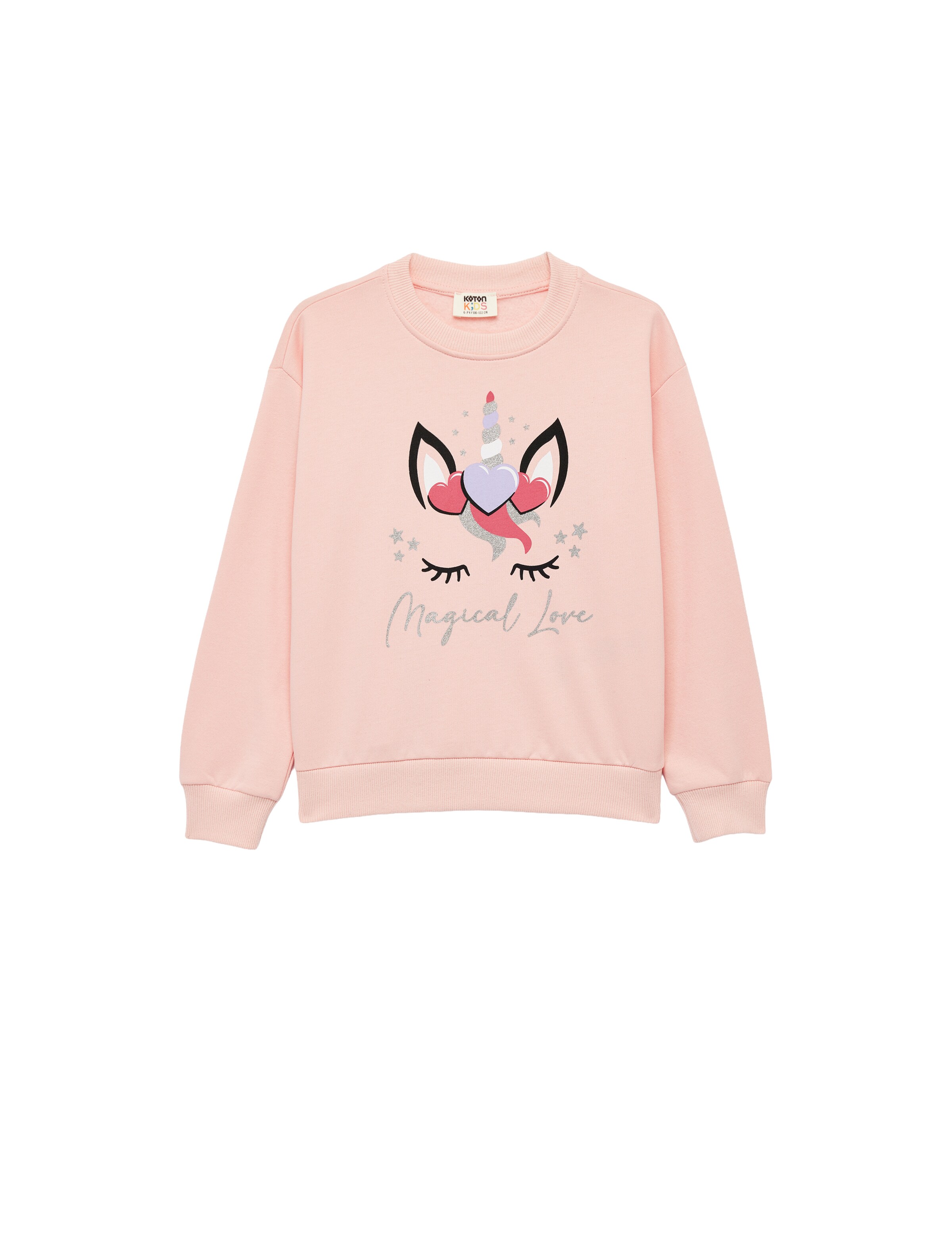 Koton Sweatshirt in Roze: voorkant