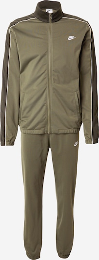 Nike Sportswear Juoksupuku 'CLUB' värissä oliivi / tummanvihreä / valkoinen, Tuotenäkymä