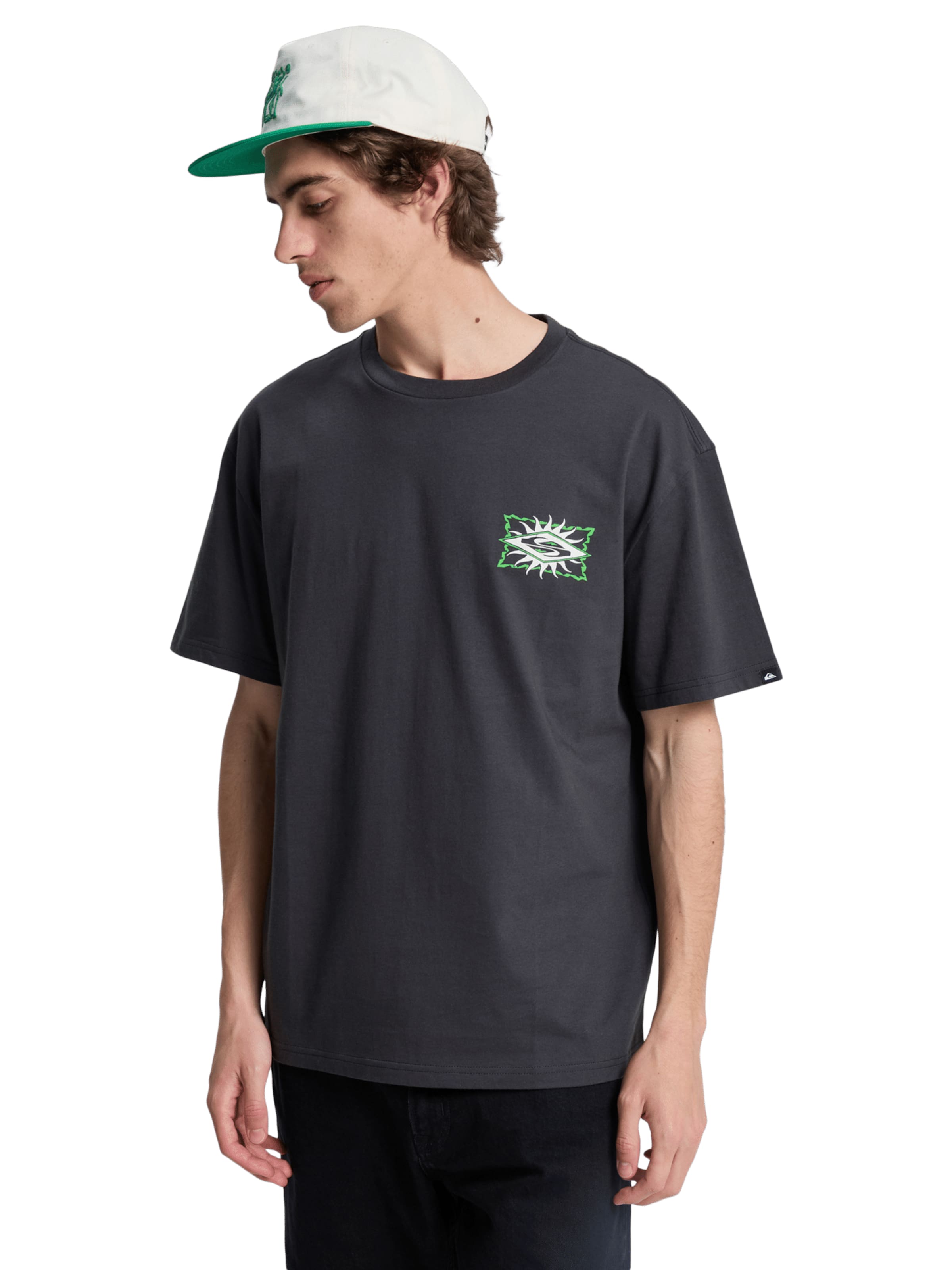 QUIKSILVER T-Shirt in Schwarz: Vorderseite