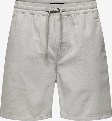 Pantaloni 'TEL' di Only & Sons in grigio: frontale
