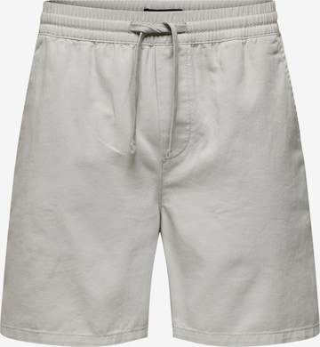 Only & Sons Shorts 'TEL' in Grau: predná strana