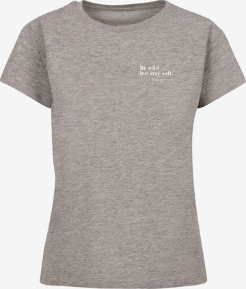 Merchcode Shirt 'Happines' in Grau: predná strana
