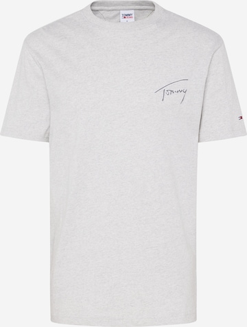 Tommy Jeans T-shirt i grå: framsida