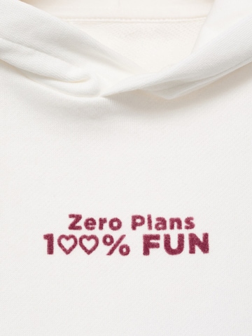 MANGO KIDS Mikina 'FUN' – bílá