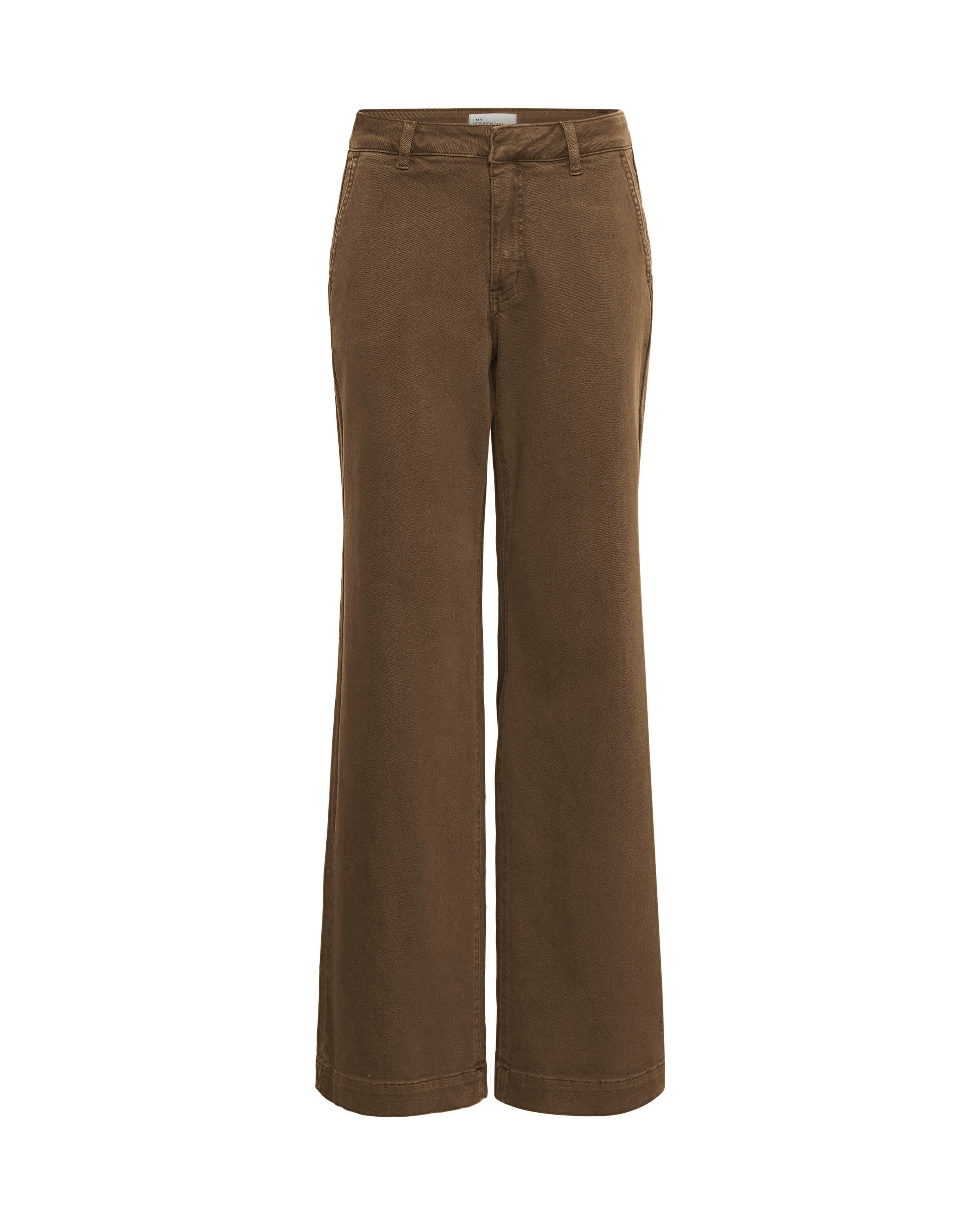 My Essential Wardrobe Broek in Bruin: voorkant