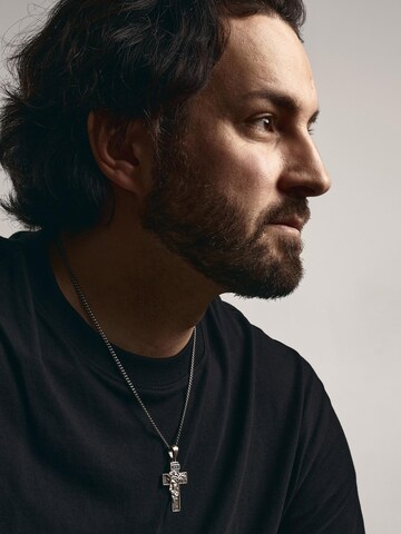 REYTEL - Colgante 'FACE OF JESUS CHRIST. INRI' en plata: frente