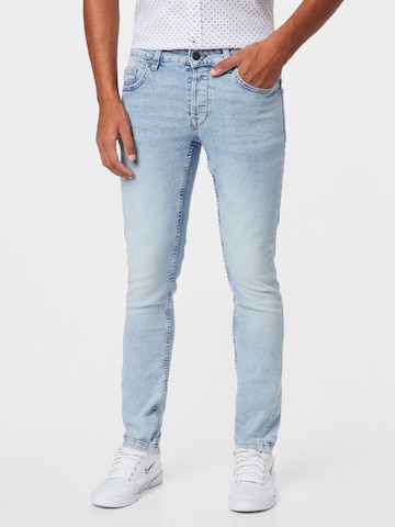 Only & Sons Skinny Jeans in Blue: front