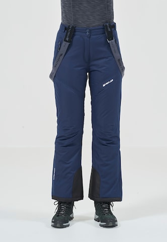 Whistler Regular Workout Pants 'Fairfax' in Blue: front