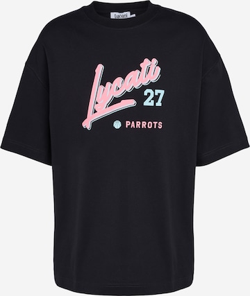 LYCATI exclusive for ABOUT YOU - Camiseta 'Playoffs' en negro: frente