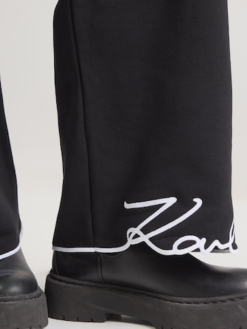 Karl Lagerfeld Loosefit Παντελόνι σε μαύρο