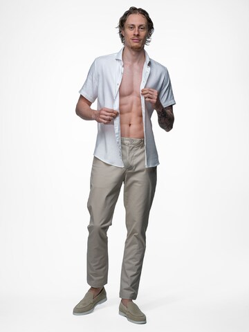 Vercate Slim fit Koszula biznesowa 'No. 33' w kolorze biały