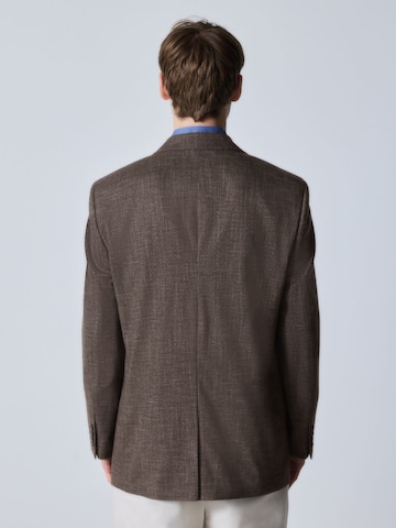 Coupe regular Veste de costume Next en marron