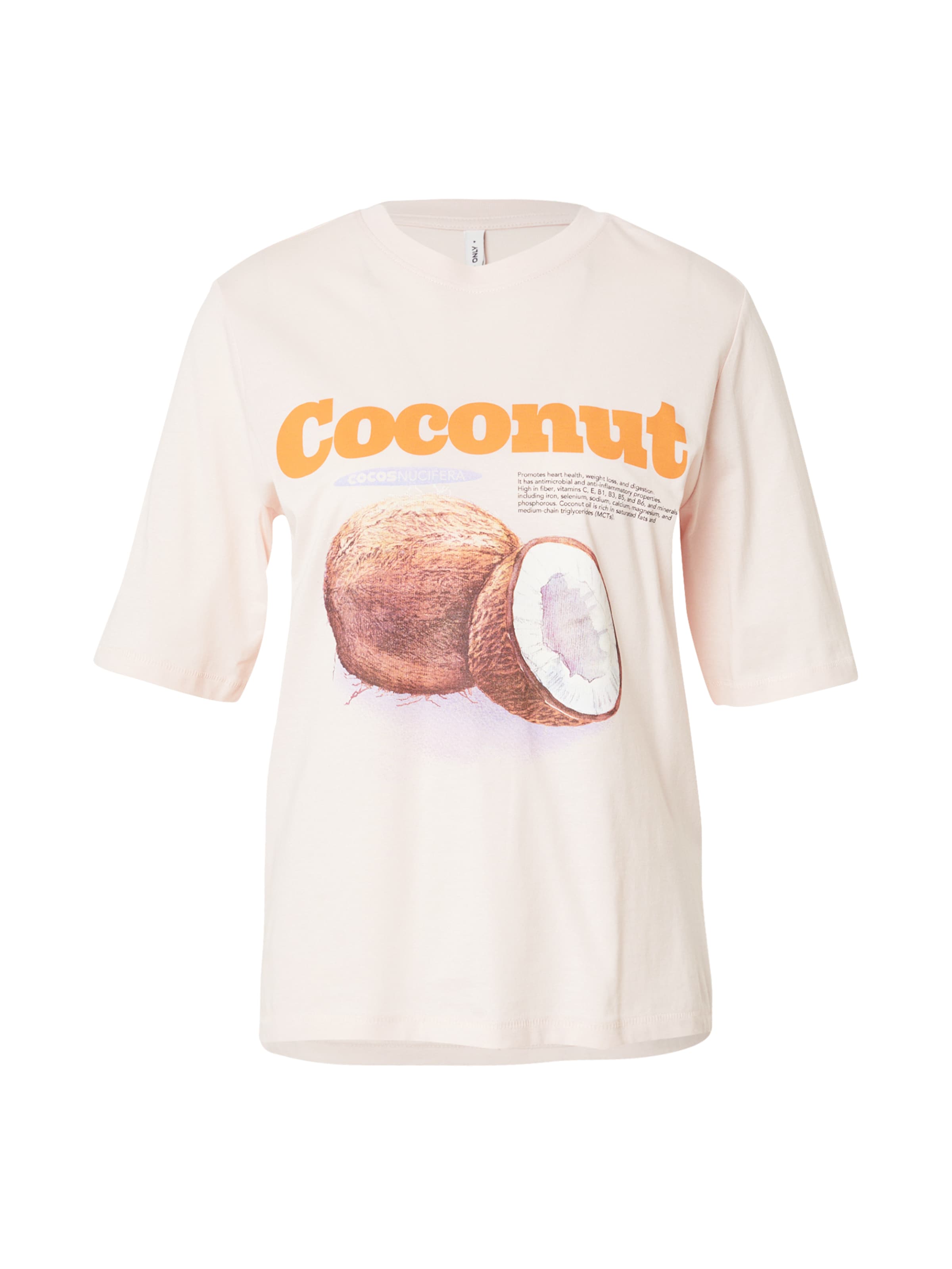 T-shirt 'ONLPHOEBE' ONLY en rose : devant