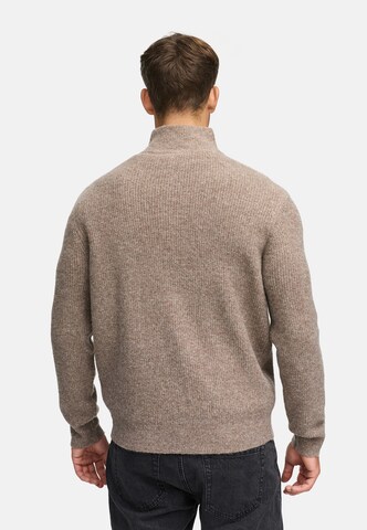 INDICODE JEANS Trui 'INPeace' in Bruin