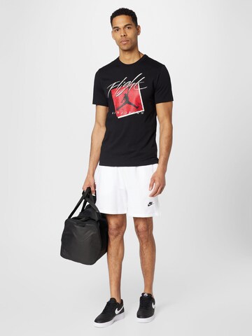 Nike Sportswear Štandardný strih Nohavice 'CLUB' - biela
