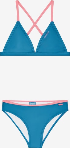 PROTEST Triangle Bikini 'PRTJULA JR' in Blue: front