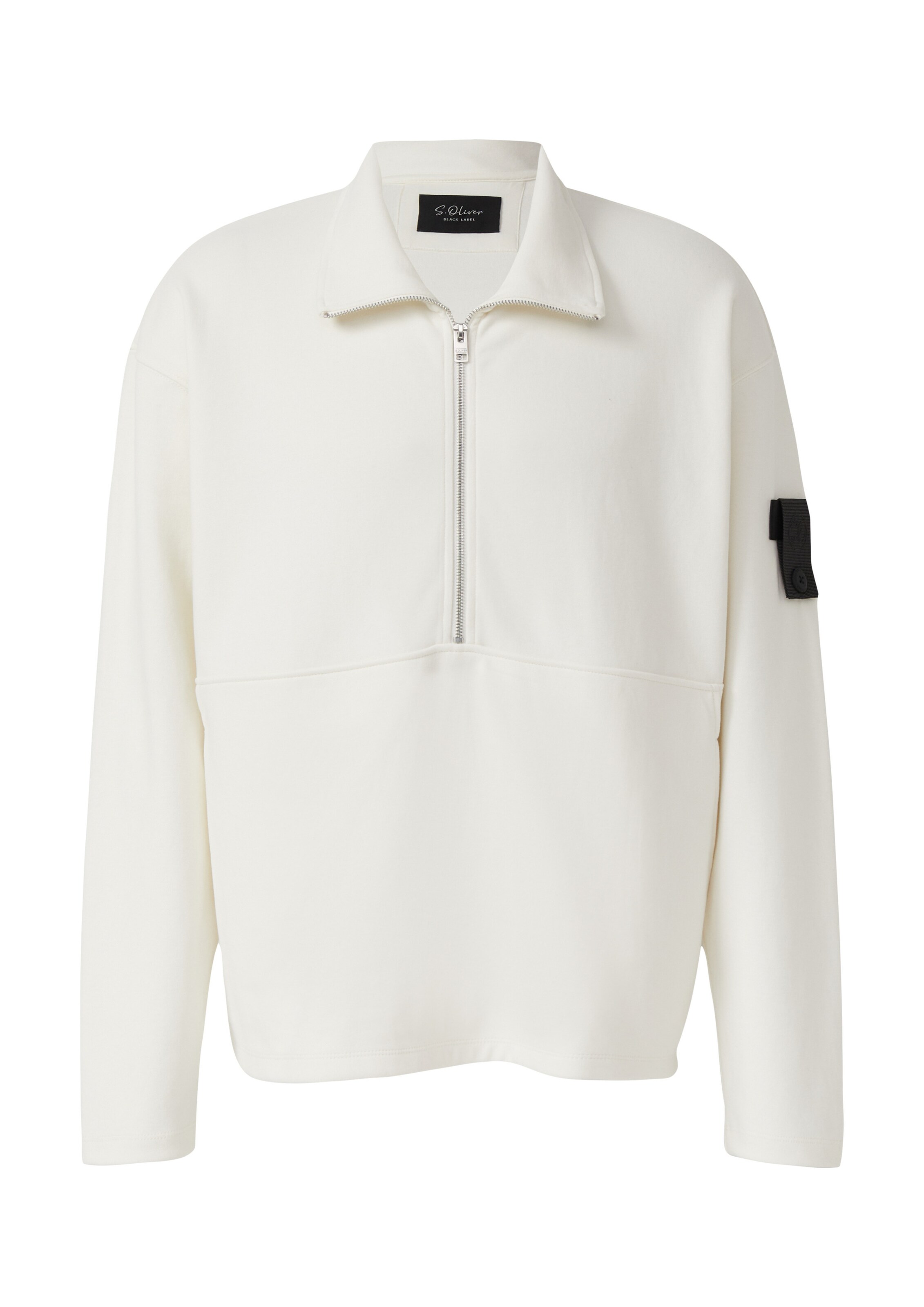 Sweat-shirt s.Oliver en beige : devant