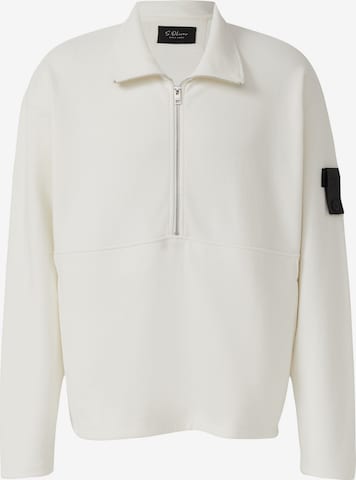 Sweat-shirt s.Oliver en beige : devant