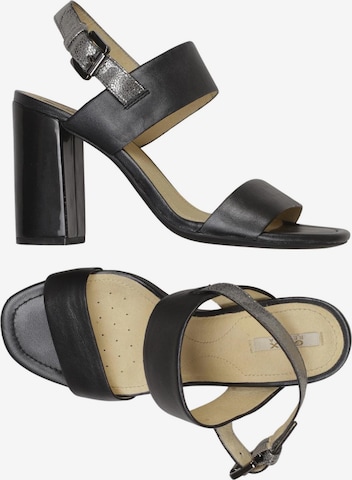 GEOX Sandalen 36 in Schwarz: Vorderseite