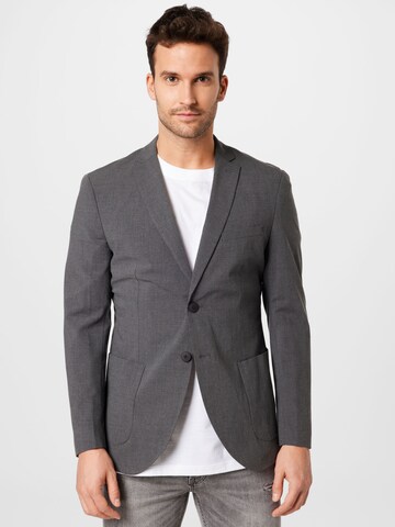 Slim fit Sacou de la JACK & JONES pe gri: față