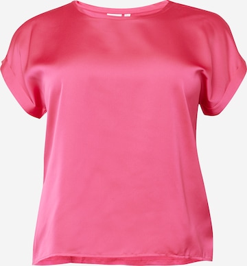 EVOKED - Blusa 'ELLETTE' em rosa: frente