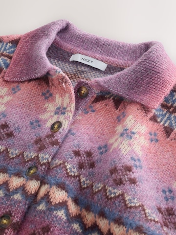 Next - Casaco de malha em roxo