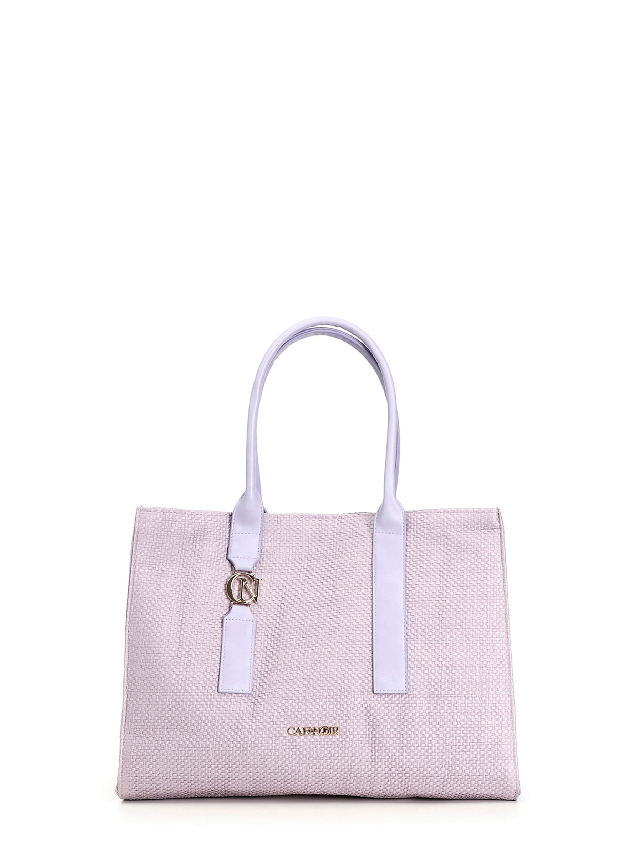 Borsa a sacco di CAFè NOIR in lilla: frontale