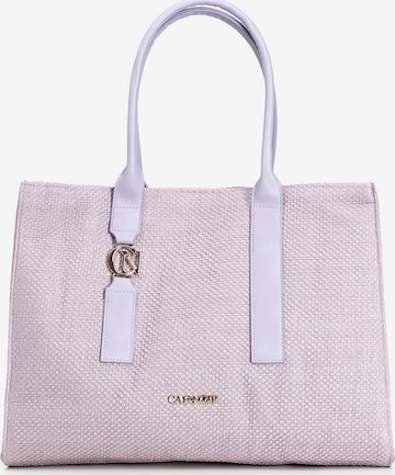 Borsa a sacco di CAFè NOIR in lilla: frontale