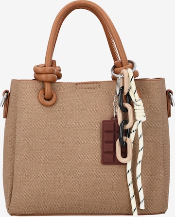 Usha Handbag in Beige: front