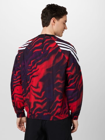 ADIDAS SPORTSWEAR Athletic Sweatshirt 'Future Icons Graphic' in Red