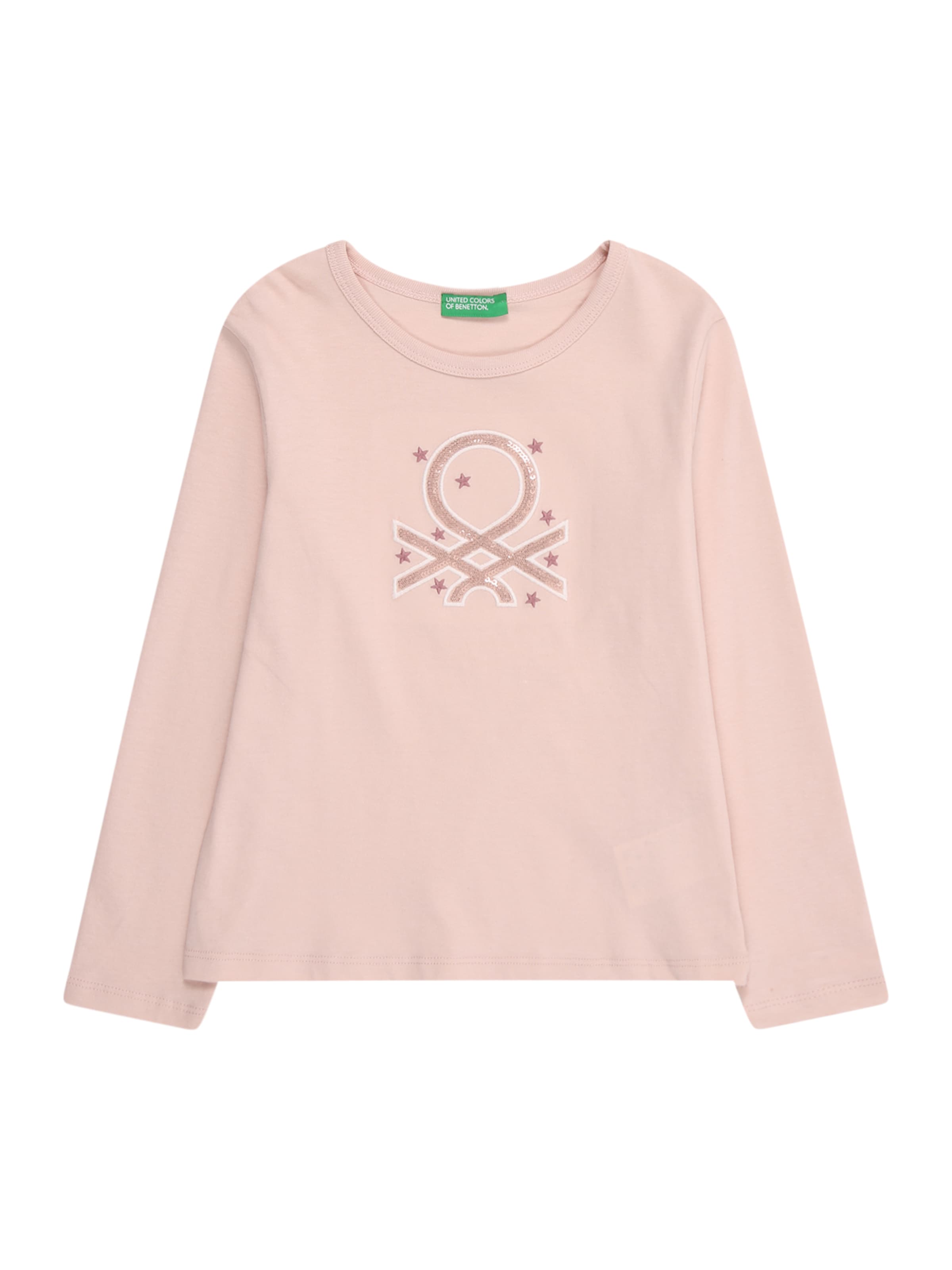 UNITED COLORS OF BENETTON Тениска в розово: отпред