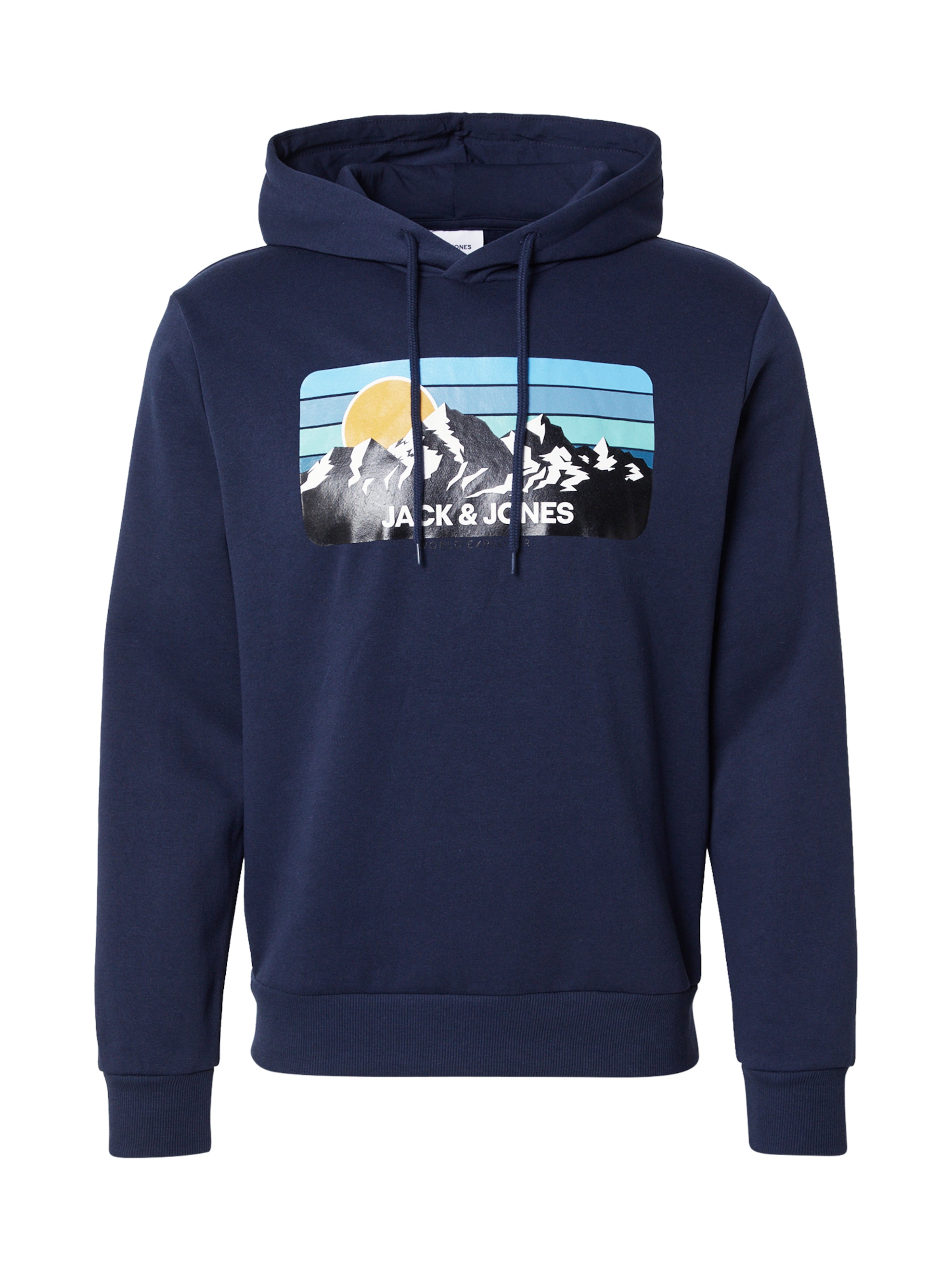 JACK & JONES Sweatshirt 'JWHPEAK' in Blue: front