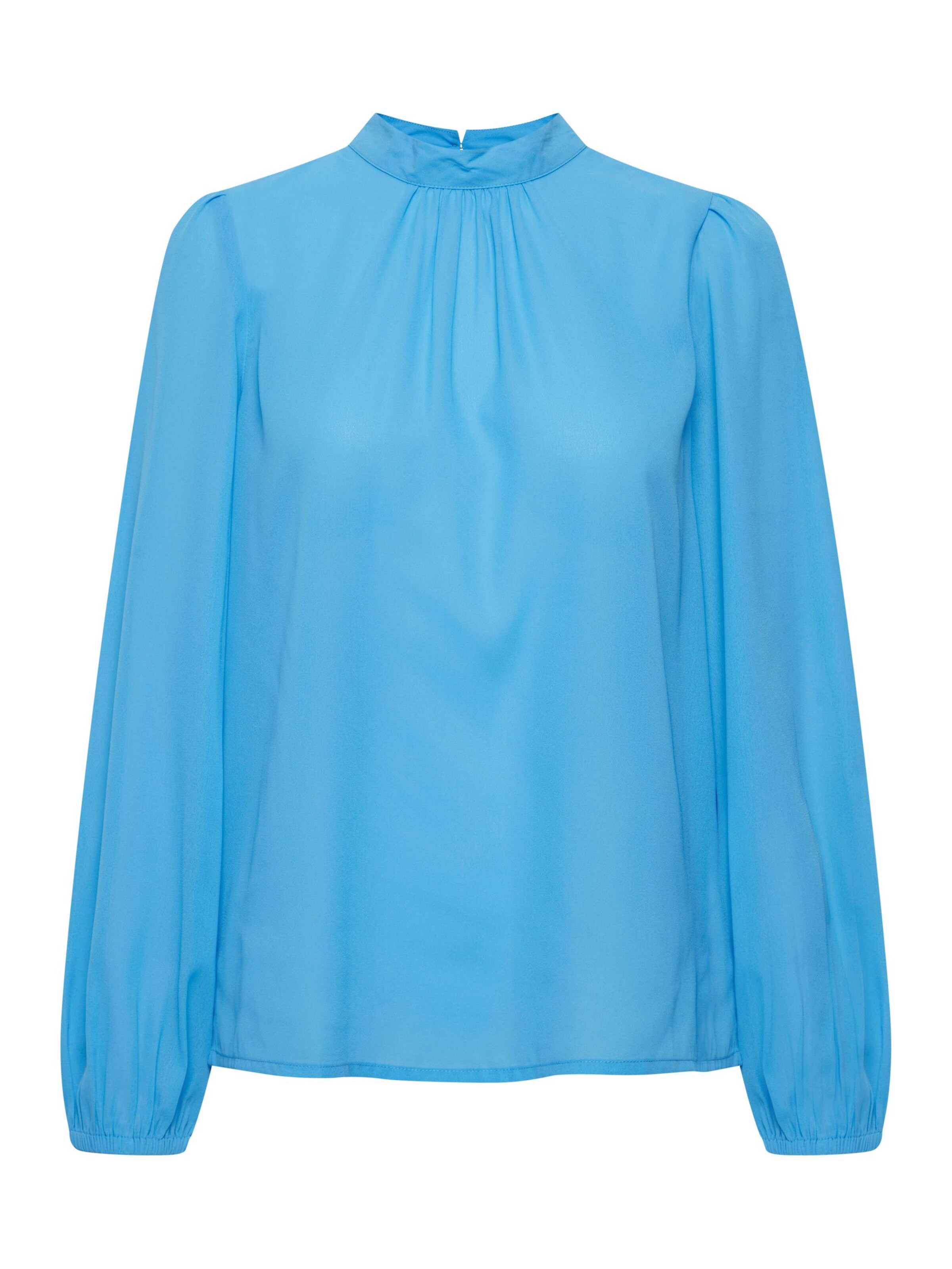 ICHI Bluse in Blau: Vorderseite