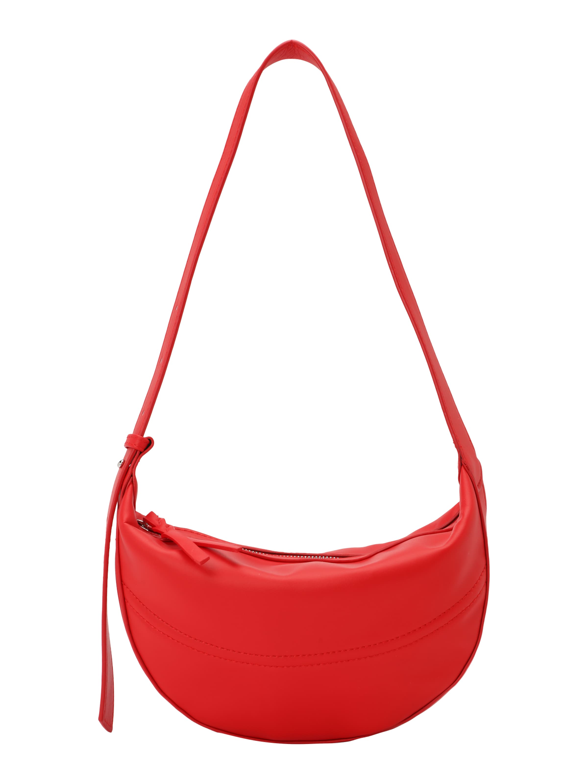 Borsa a spalla 'PCTESSA' di PIECES in rosso: frontale