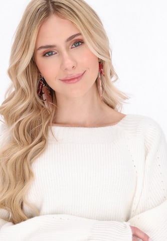 Pull-over IZIA en blanc