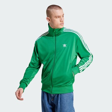 Veste de survêtement 'Adicolor Classics Firebird' ADIDAS ORIGINALS en vert : devant