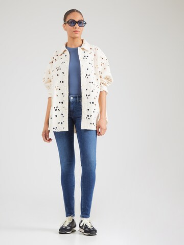 Pepe Jeans Kitsas Teksapüksid 'PIXIE', värv sinine