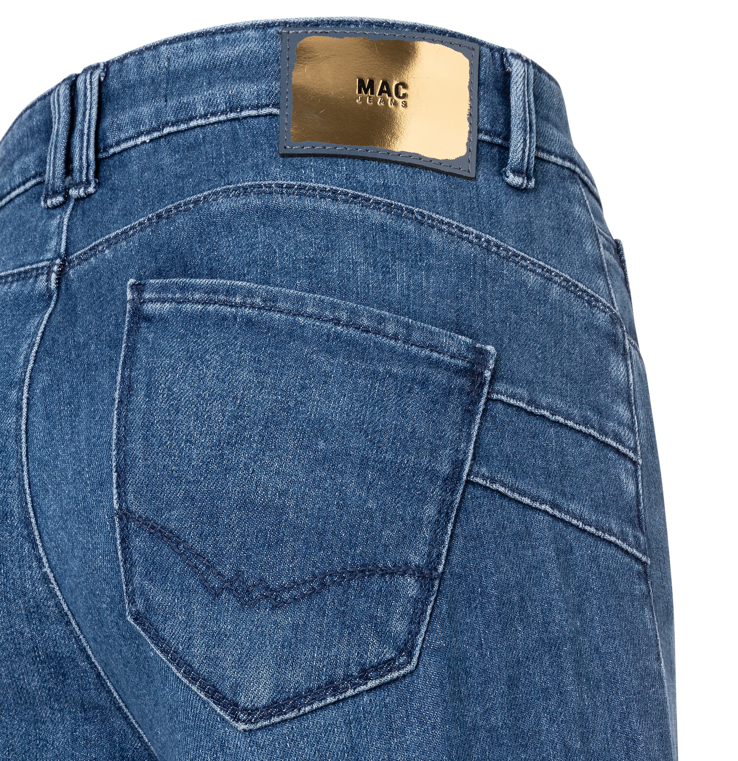 MAC Wide Leg Jeans in Blau