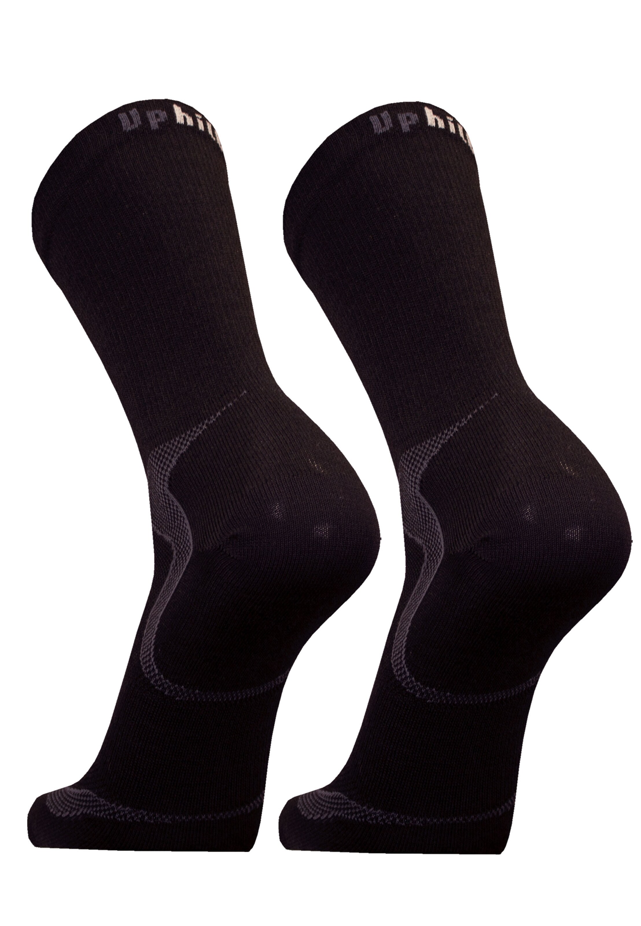 UphillSport Athletic Socks 'MALLA' in Black